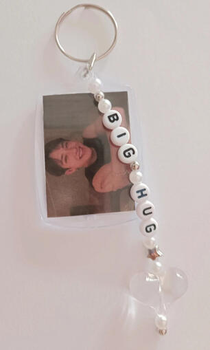Bang Chan &#39;Big hug&#39; keychain