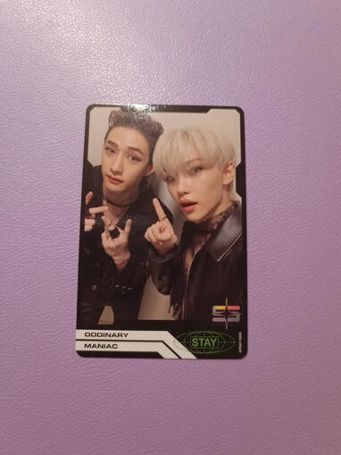 Chan and Felix unit oddinary pob photocard