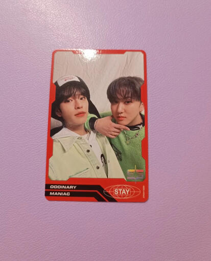 Seungmin and Changbin unit oddinary pob photocard