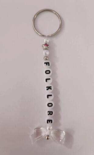 &#39;Folklore&#39; keychain Sold
